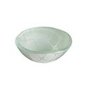 Rosseto Kalderon Zenit White Mini Round Deep Handmade Glass Bowl, set of 12