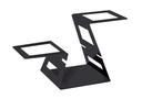 Rosseto Swan Black Matte Riser, 23.3 x 10.75 x 14.5 inch