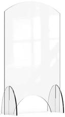 Rosseto Avant Guarde Acrylic Sneeze Guard with Pass Through Window, 24 x 40 inch