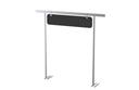 Rosseto Modulite Chalkboard Sign with Stainless Steel Display Frame Kit, 58.5 Ã— 9.9 Ã— 56.7 inch