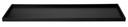 Rosseto Sky Rize Large Rectangle Black Bamboo Shelf, 25.8 x 8.5 x 1 inch
