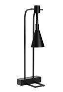Rosseto Adjustable Heat Lamp with Black Metal Base and Plain Shade, 18.5 x 19.5 x 26 inch