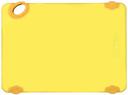 Winco Statik Board Yellow Cutting Board with Hook, 12 x 18 x 1/2 inch -- 6 per case
