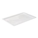 Winco PFFW-C Polypropylene White Cover for PFFW-Series Full-Size Food Storage Box