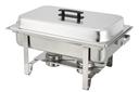 Winco Newburgh 18/10 Stainless Steel Oblong Economy Chafer, 8 Quart -- 1 set.