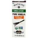 Watkins Organic Pure Vanilla Alcohol Free Flavoring, 2 Fluid Ounce -- 12 per case