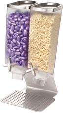 Rosseto EZ Pro H2S 2 Container Stainless Steel Tabletop Dispenser, 8.63 x 8.13 x 17.25 inch