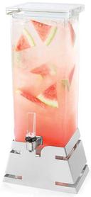 Rosseto Square Beverage Dispenser with Stainless Steel Pyramid Base, 2 Gallon