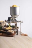 Victoria Tinned Cast Iron Grain Grinder with High Hopper -- 3 per case
