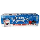 Waterloo Summer Berry Sparkling Water, 12 Fluid Ounce -- 24 per case