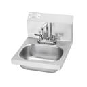 Krowne Hand Sink with Deck Mount Faucet, 14 1/16 x 16 .5 x 13 .5 inch