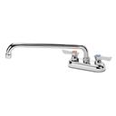 Krowne Silver Series 4 inch Center Deck Mount Faucet with 12 inch Spout