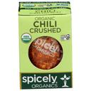 Spicely Organics Crushed Chili Pepper, 0.3 Ounce Box -- 6 per case