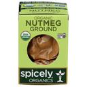 Spicely Organics Ground Nutmeg, 0.4 Ounce Box -- 6 per case