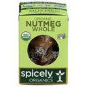 Spicely Organics Whole Nutmeg, 0.1 Ounce Box -- 6 per case