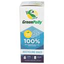 Greenpolly 13 Gallon Clear Tall Kitchen Drawstring Bag, 20 count -- 12 per case