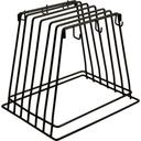 Winco 86108 6 Slot Vinyl Coated Cutting Board Rack