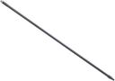 Winco Black Fiberglass Broom Handle with Textured Grip, 60 x 1 x 1 inch -- 12 per case