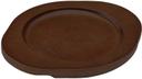 Winco FireIron Round Wood Underliner for CASM-6R Mini Induction Server -- 48 per case