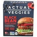 Actual Veggies Black Bean Veggie Burger, 3 Ounce -- 24 per case