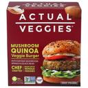 Actual Veggies Mushroom Quinoa Veggie Burger, 3 Ounce -- 24 per case