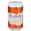 Humm Zero Sugar Blood Orange Probiotic Kombucha, 12 Fluid Ounce -- 6 per case