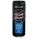 High Brew Triple Shot Vanilla Bean Cold Brew Coffee, 11 Fluid Ounce -- 12 per case
