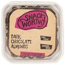 Snackworthy Dark Chocolate Almonds, 13 Ounce -- 12 per case