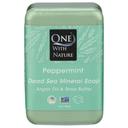 One With Nature Peppermint Soap Bar, 7 Ounce