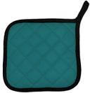 Intedge Teal Poly/Cotton Pot Holder, 8 x 8 inch 