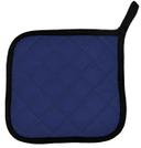 Intedge Blue Poly/Cotton Pot Holder, 8 x 8 inch 