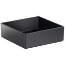 Cal Mil Salad Bar Accessories Cater Choice Black Melamine Box, 10 x 10 x 3 inch