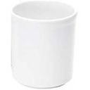 Cal Mil White 16 Ounce Melamine Round Jar, 3.875 inch Dia x 4.125 inch