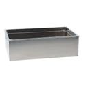 Cal-Mil Stainless Steel Ice Housing with Clear Polycarbonate Pan, 13.00in L x 20.75in W x 6.25in H