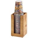 Cal-Mil Madera Single Countertop Cup and Lid Organizer, 4.5 x 4.5 x 8.5 inch