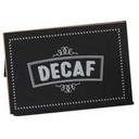 Cal Mil Decaf Chalkboard Write On Tent, 3 x 2 x 2 inch
