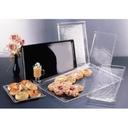 CalMil Acrylic Shallow Display Tray, Clear, 13 x 18 x 1 inch