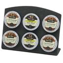 Cal Mil Black 6 Hole K Cup Holder, 6.75 x 2 x 5.375 inch