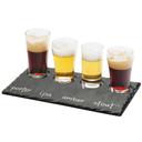 Cal Mil Faux Slate Taster Tray, 11.75 x 5 x .75 inch