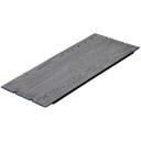 Cal Mil Oak Ashwood Gray Notched Shelf, 24 x 11 x .5 inch
