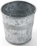 American Metalcraft Iron Galvanized Fry Cup, 12 Ounce