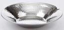 American Metalcraft Stainless Steel Small Round Hammered Tray, 8.5 x 8.5 x 1.62 inch