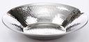 American Metalcraft Stainless Steel Medium Round Hammered Tray, 12.25 x 12.25 x 2.37 inch