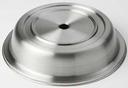 American Metalcraft Stainless Steel Satin Finish Plate Cover for English Foot Plates, 10 3/8 to 10 5/8 inch Dia