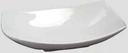 American Metalcraft White Ceramic Squoval Bowl, 48 Ounce