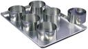 American Metalcraft Stainless Steel Cake Ring, 10 inch
