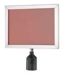 Aarco Form-A-Line (TM) Satin Style Large Horizontal Sign Frame, 11 1/8 x 14 1/8 inch