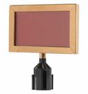 Aarco Form-A-Line (TM) Brass Style Small Horizontal Sign Frame, 8 5/8 x 11 1/8 inch