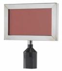 Aarco Form-A-Line (TM) Chrome Style Small Horizontal Sign Frame, 8 5/8 x 11 1/8 inch