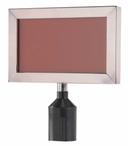 Aarco Form-A-Line (TM) Satin Style Small Horizontal Sign Frame, 8 5/8 x 11 1/8 inch